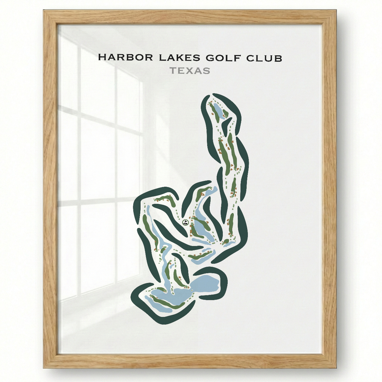 Harbor Lakes Golf Club, Texas - Printed Golf Courses