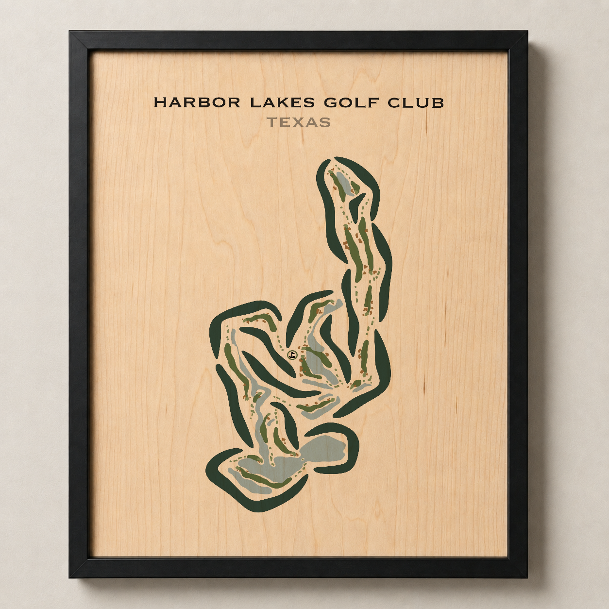 Harbor Lakes Golf Club, Texas - Printed Golf Courses