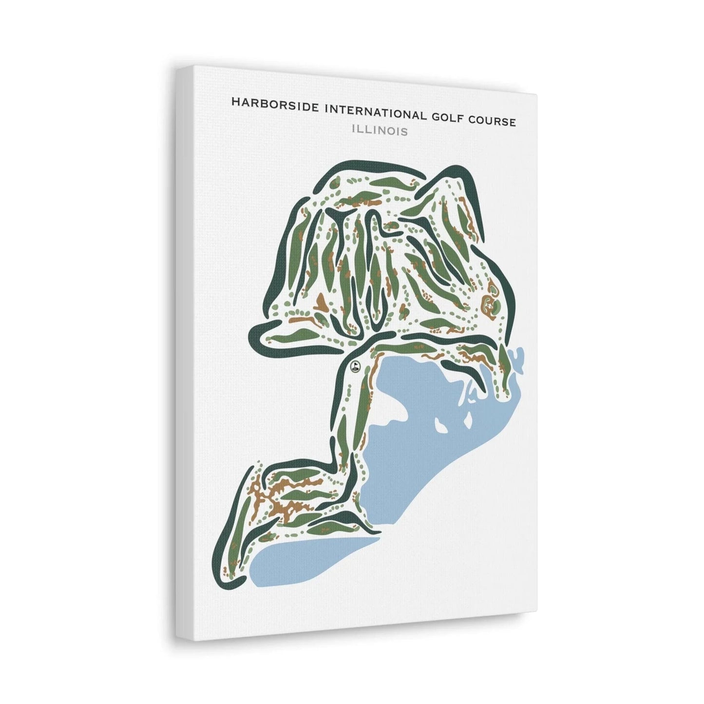 Harborside International Golf Course, Illinois - Printed Golf Courses