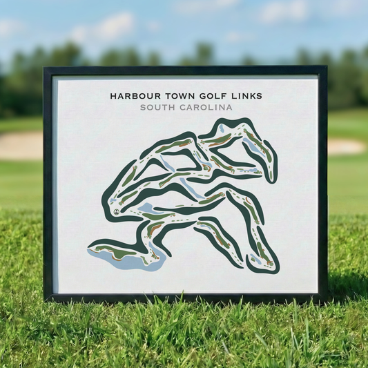 Harbour Town Golf Links, Hilton Head, South Carolina - Printed Golf Courses