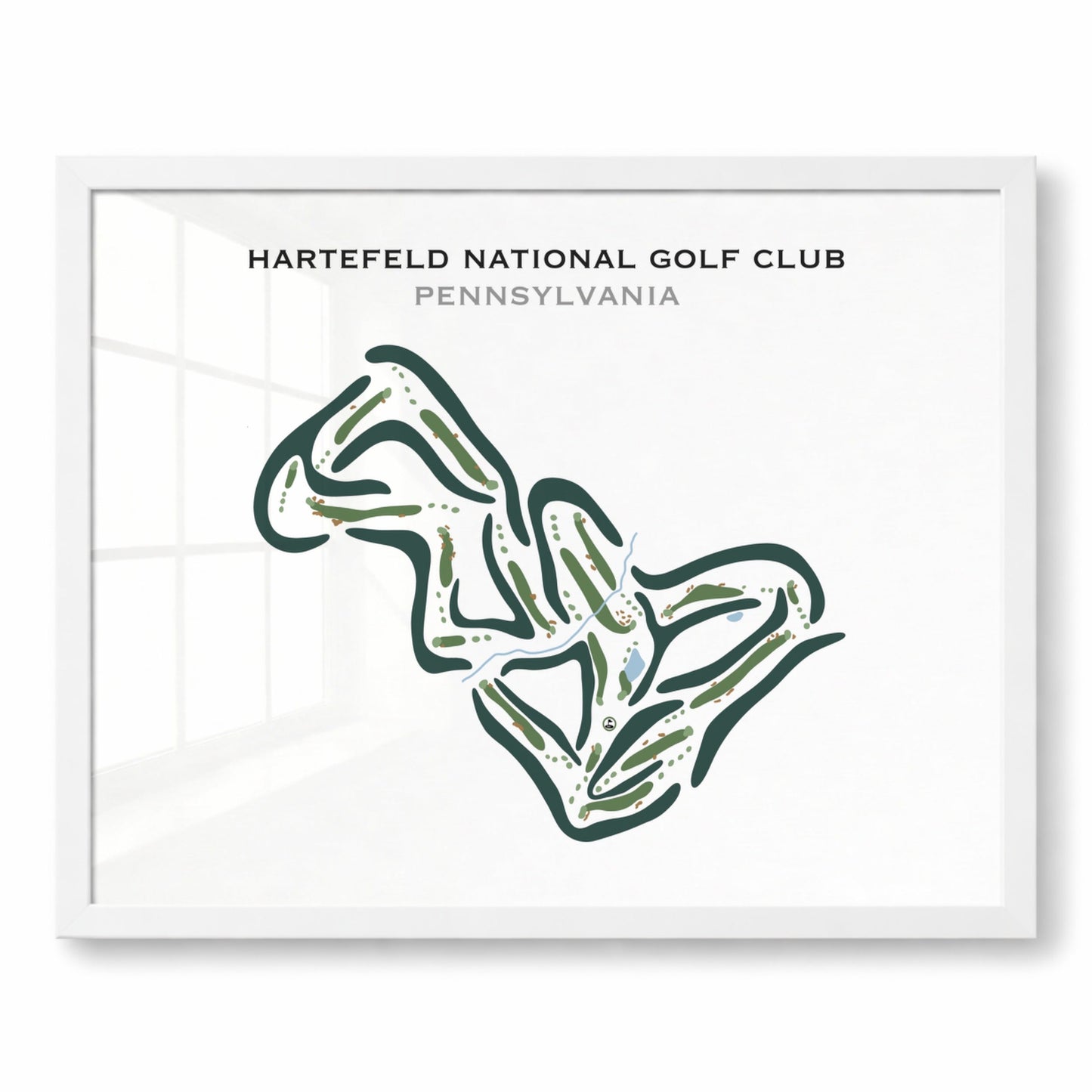 Hartefeld National Golf Club, Pennsylvania - Printed Golf Courses