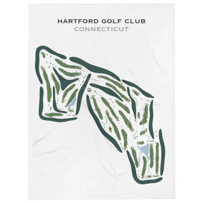 Hartford Golf Club, West Hartford Connecticut - Printed Golf Courses