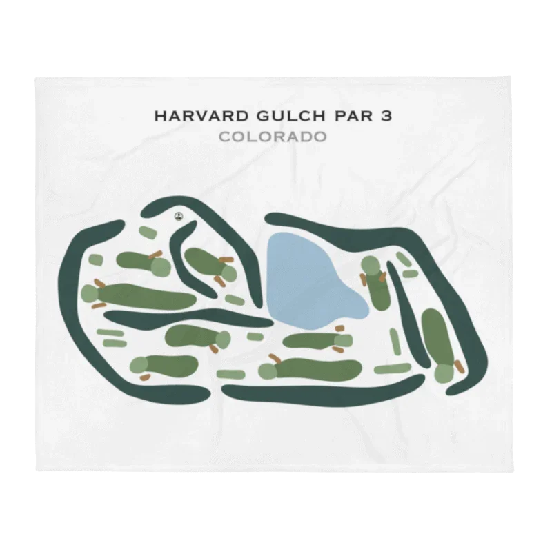 Harvard Gulch Par 3, Colorado - Printed Golf Courses