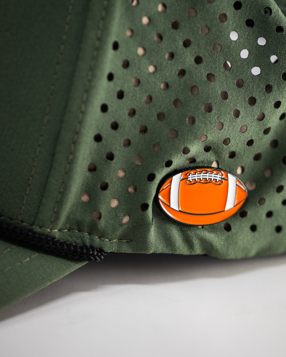 Perforated Golf Rope Hat - Olive