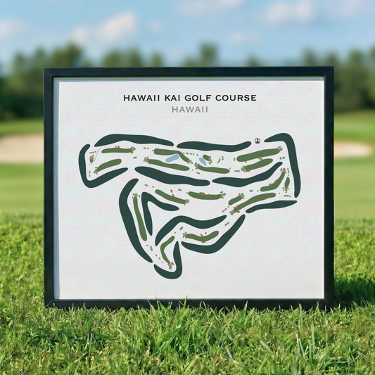 Hawaii Kai Golf Course, Hawaii - Printed Golf Courses