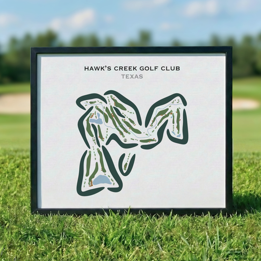 Hawk's Creek Golf Club, Texas - Printed Golf Courses