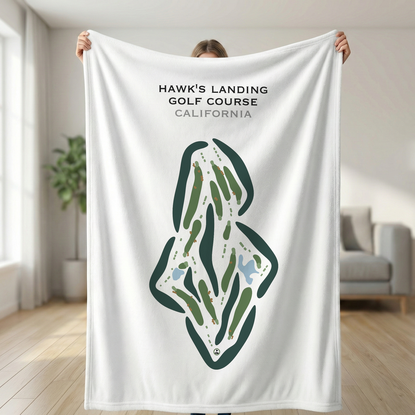 Hawk's Landing Golf Course, California - Printed Golf Courses