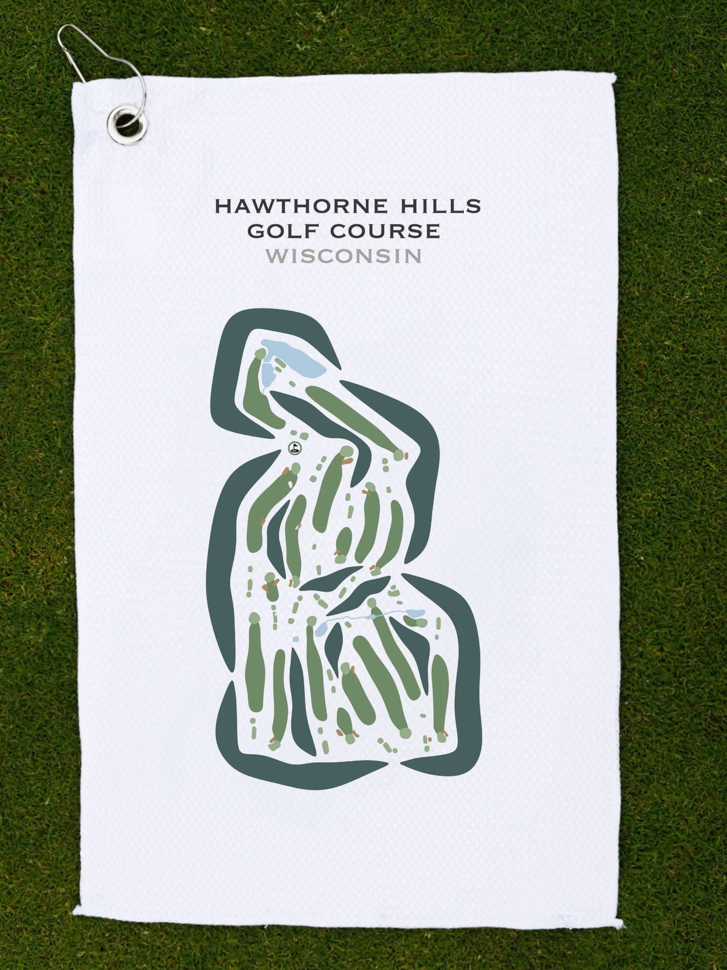 Hawthorne Hills Golf Course, Wisconsin - Printed Golf Courses