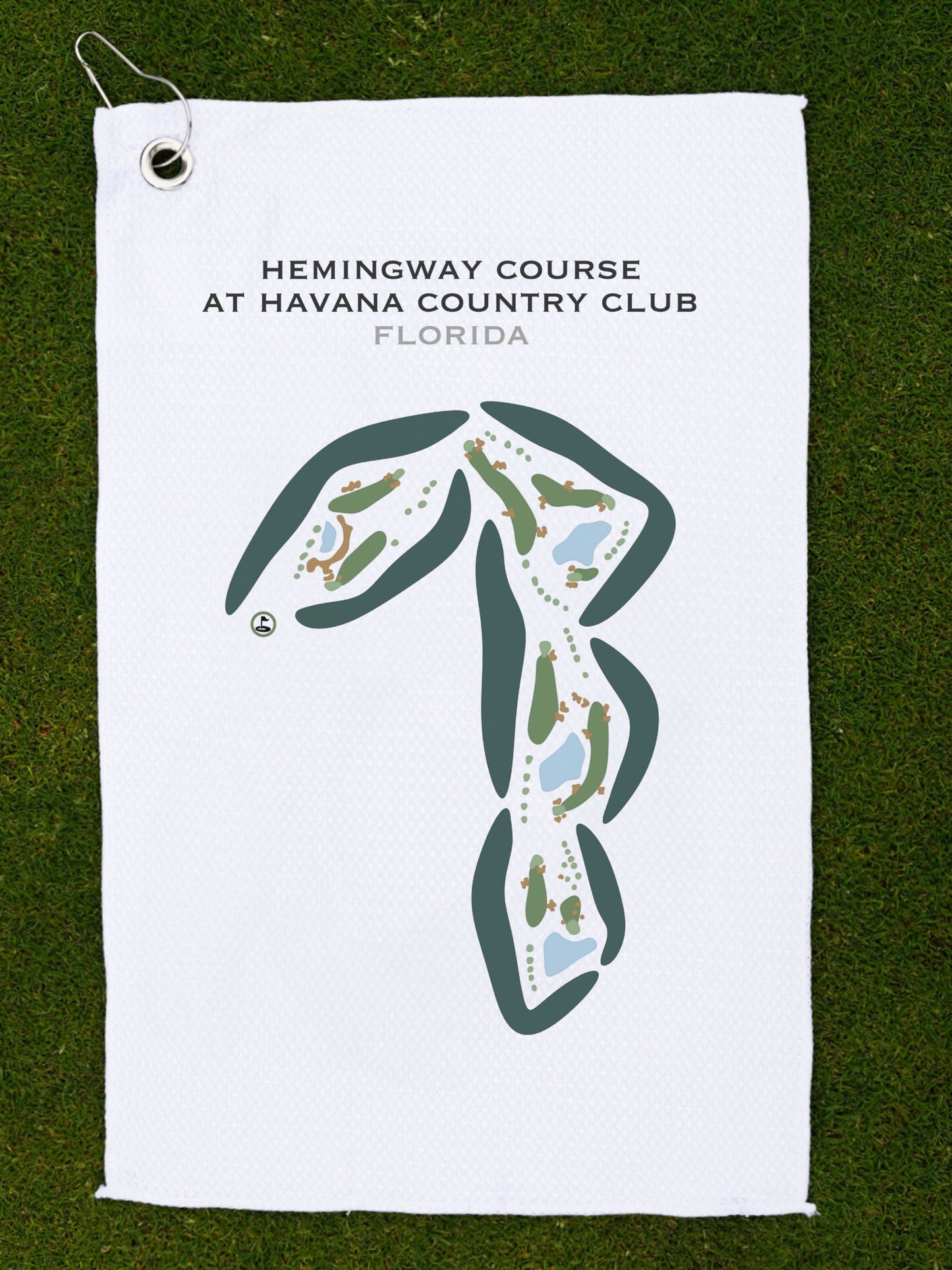 Hemingway Course at Havana Country Club, Florida - Printed Golf Courses