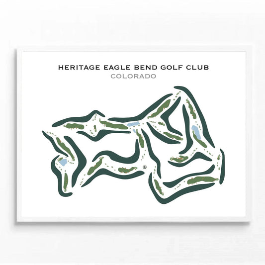Heritage Eagle Bend Golf Club, Colorado - Printed Golf Course