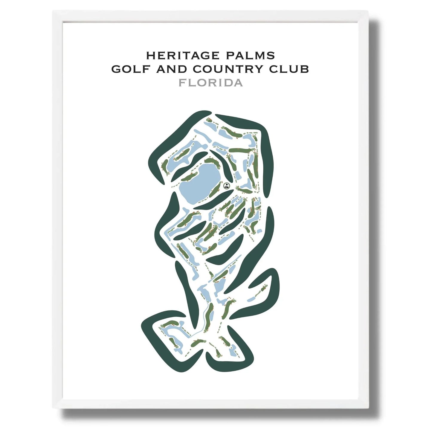 Heritage Palms Golf & Country Club, Florida - Printed Golf Course