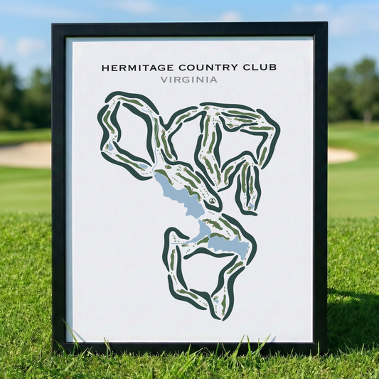 Hermitage Country Club, Virginia - Printed Golf Courses