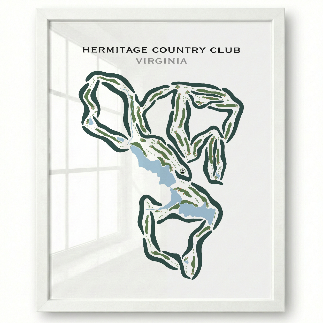 Hermitage Country Club, Virginia - Printed Golf Courses