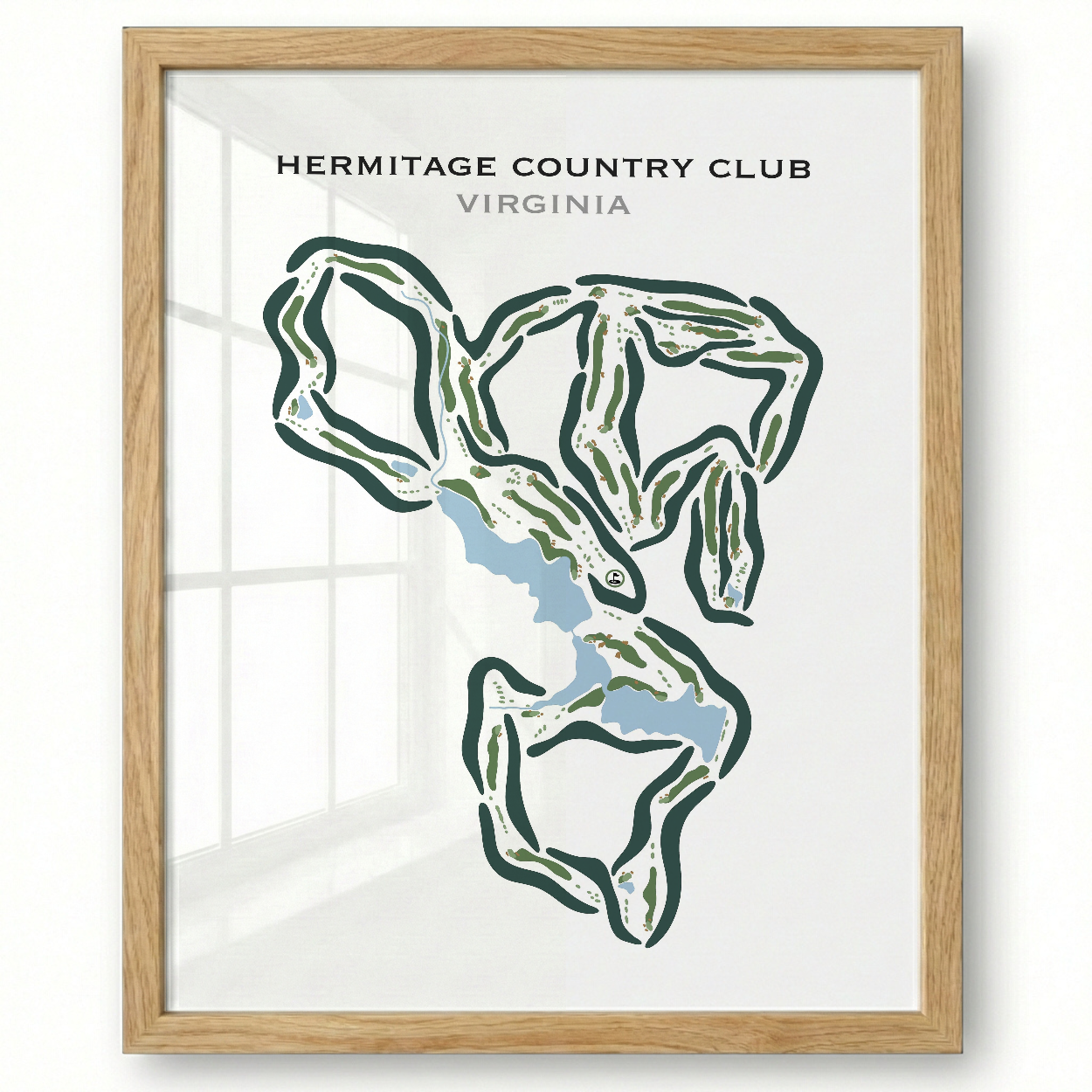 Hermitage Country Club, Virginia - Printed Golf Courses