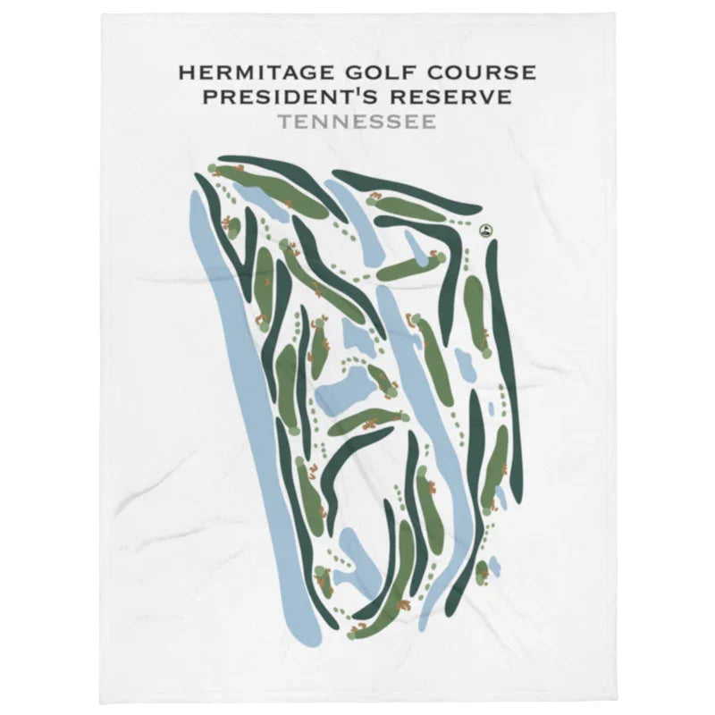 Hermitage Golf Course President's Reserve, Tennessee - Printed Golf Courses
