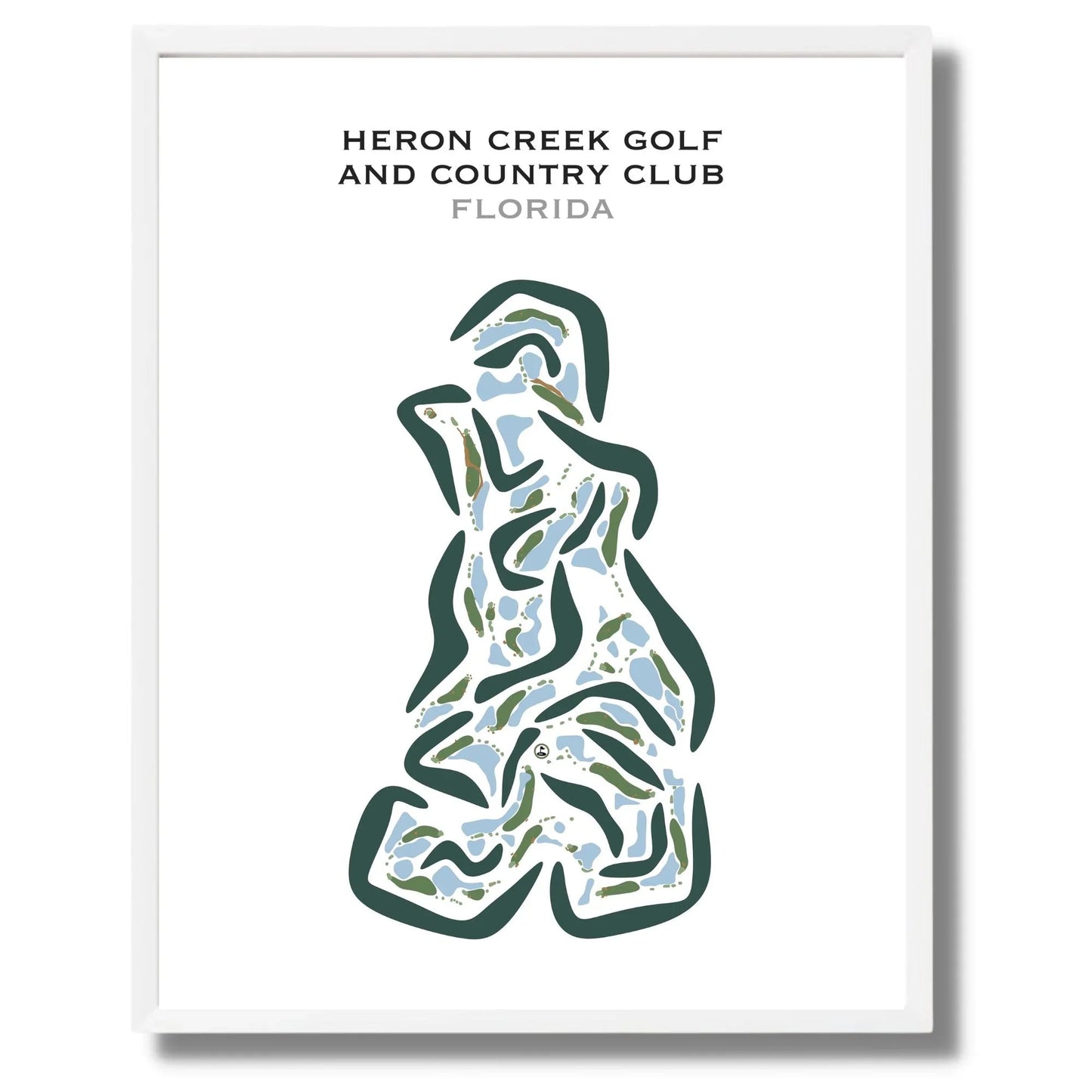 Heron Creek Golf & Country Club, Florida - Printed Golf Courses