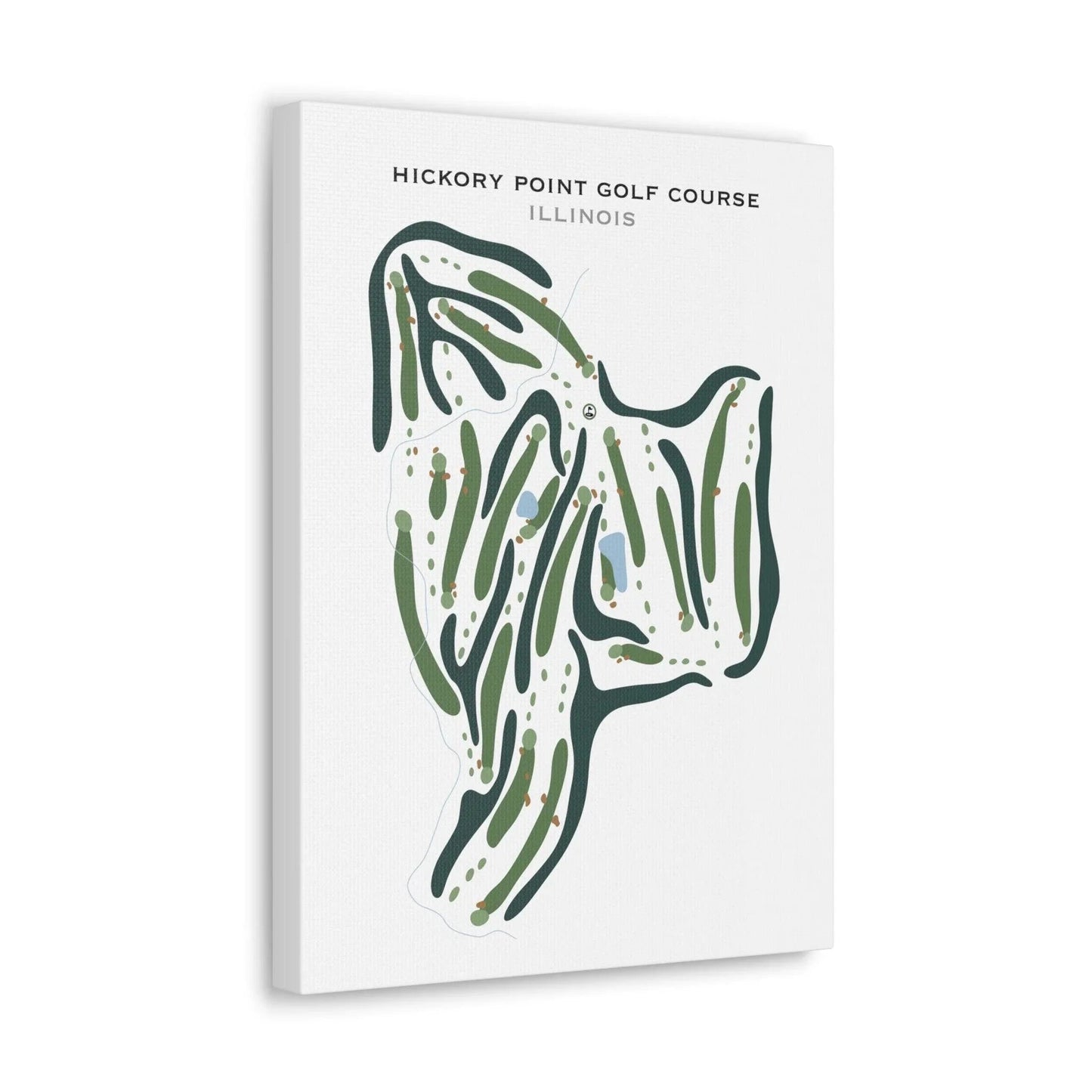 Hickory Point Golf Course, Illinois - Printed Golf Courses