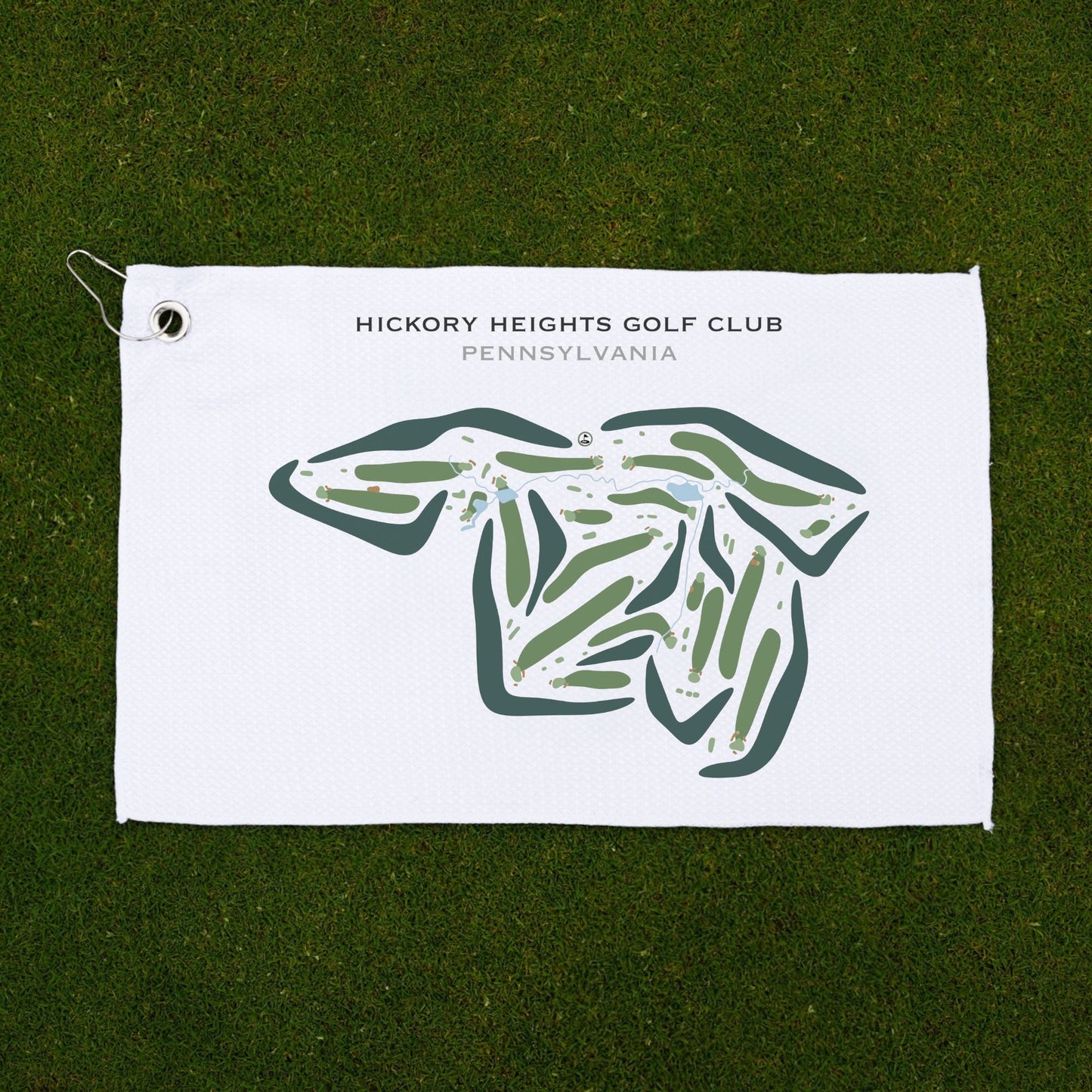 Hickory Heights Golf Club, Spring Grove, Pennsylvania - Printed Golf Courses