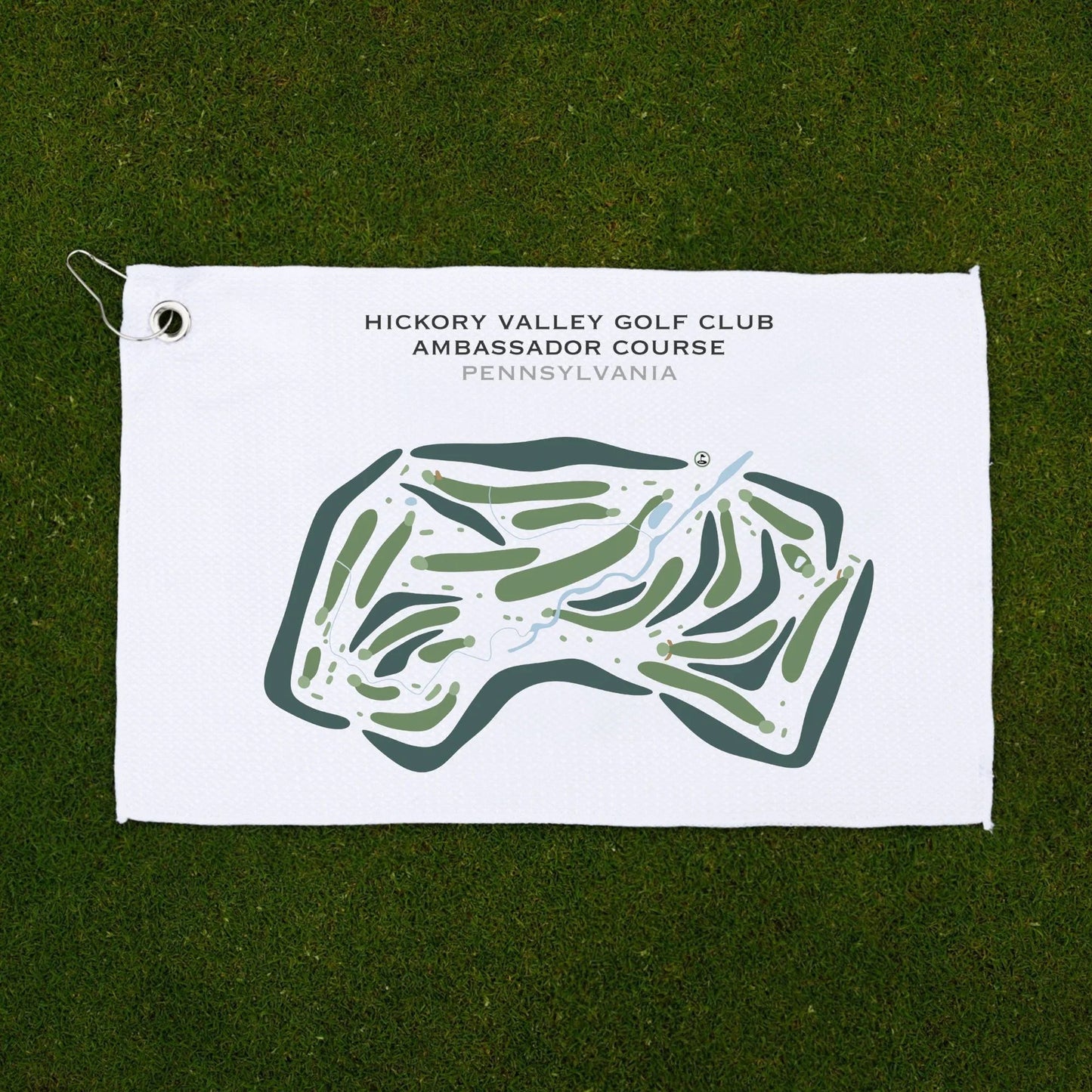 Hickory Valley Golf Club Ambassador Course, Pennsylvania - Printed Golf Courses
