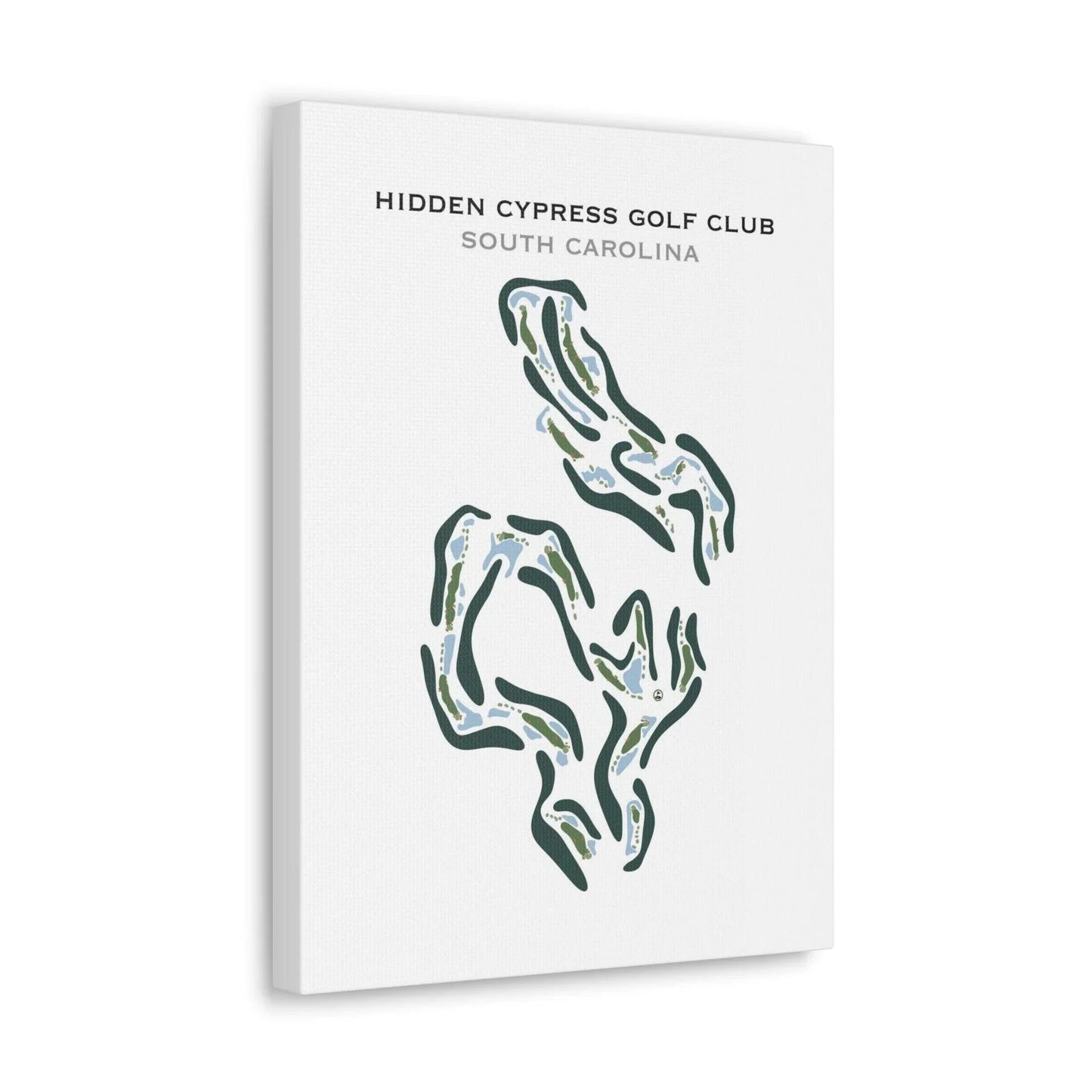 Hidden Cypress Golf Club, South Carolina - Printed Golf Course