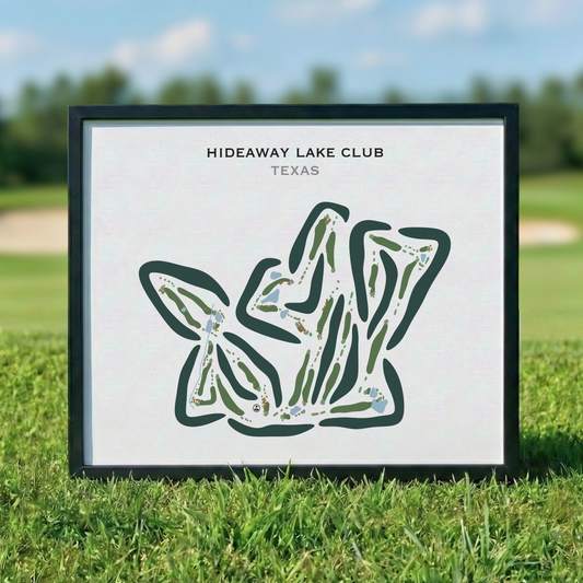 Hideaway Lake Club, Texas - Printed Golf Courses