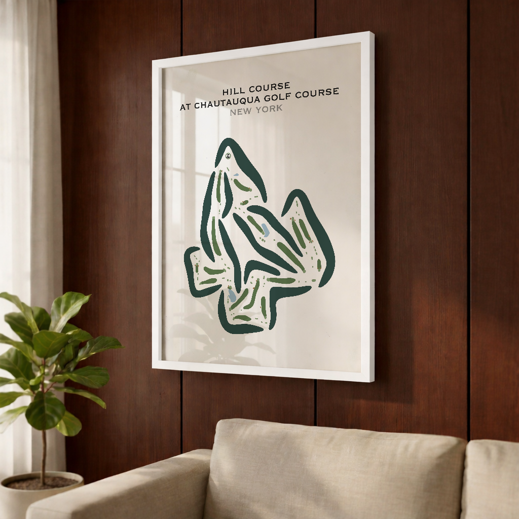 Hill Course at Chautauqua Golf Course, New York - Printed Golf Courses