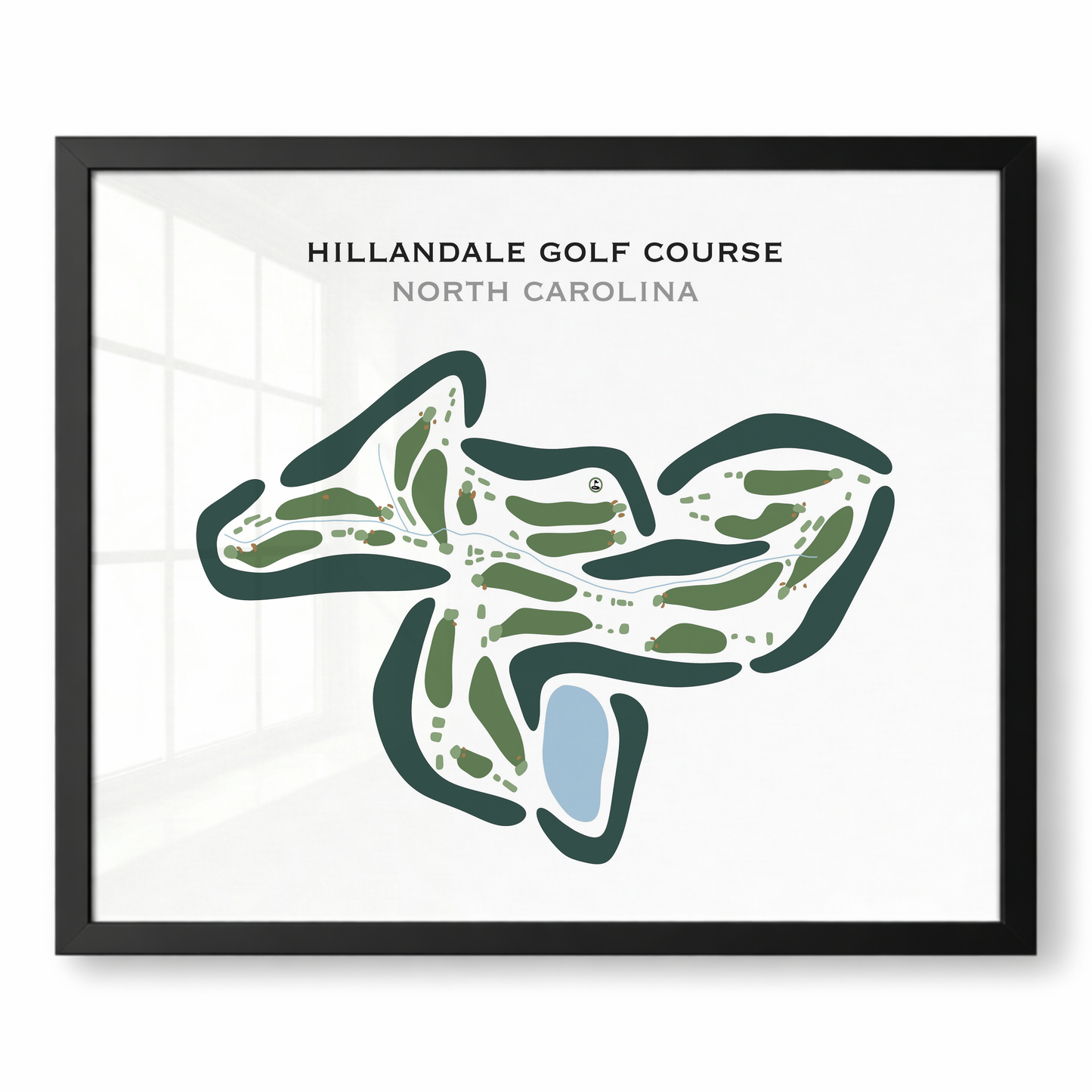 Hillandale Golf Course, North Carolina - Printed Golf Courses