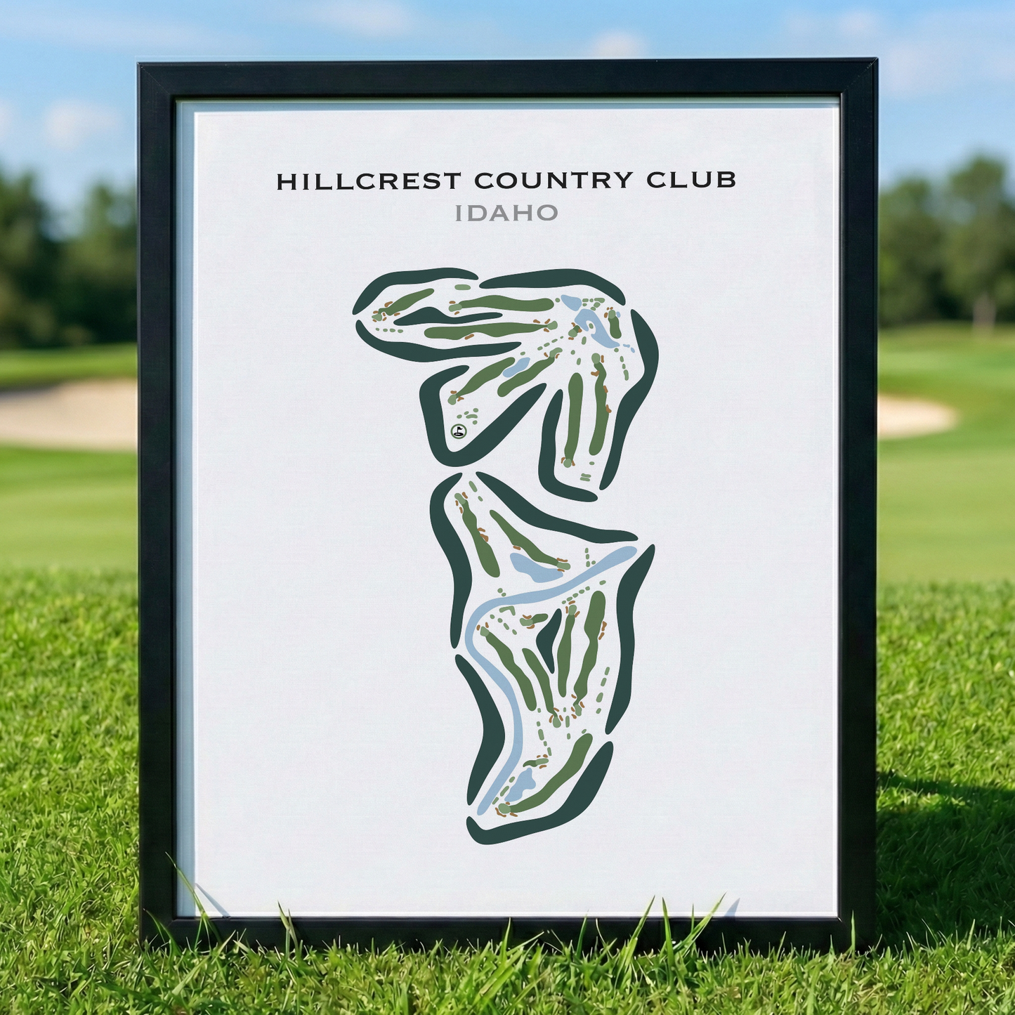 Hillcrest Country Club, Idaho - Printed Golf Courses