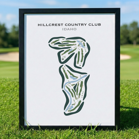 Hillcrest Country Club, Idaho - Printed Golf Courses