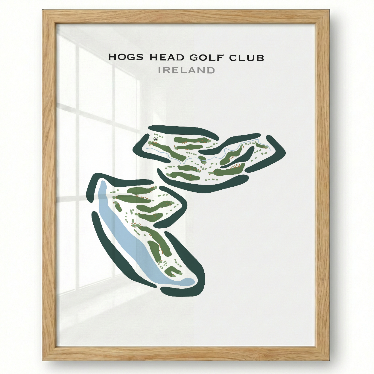 Hogs Head Golf Club, Ireland - Printed Golf Courses