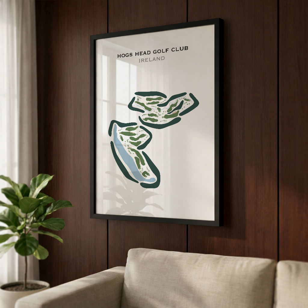 Hogs Head Golf Club, Ireland - Printed Golf Courses