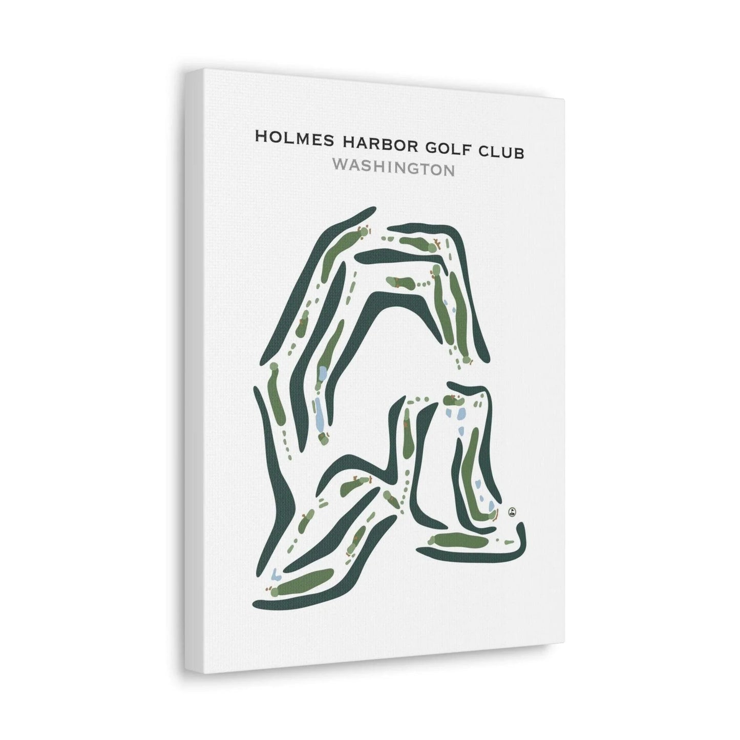 Holmes Harbor Golf Club, Washington - Printed Golf Course