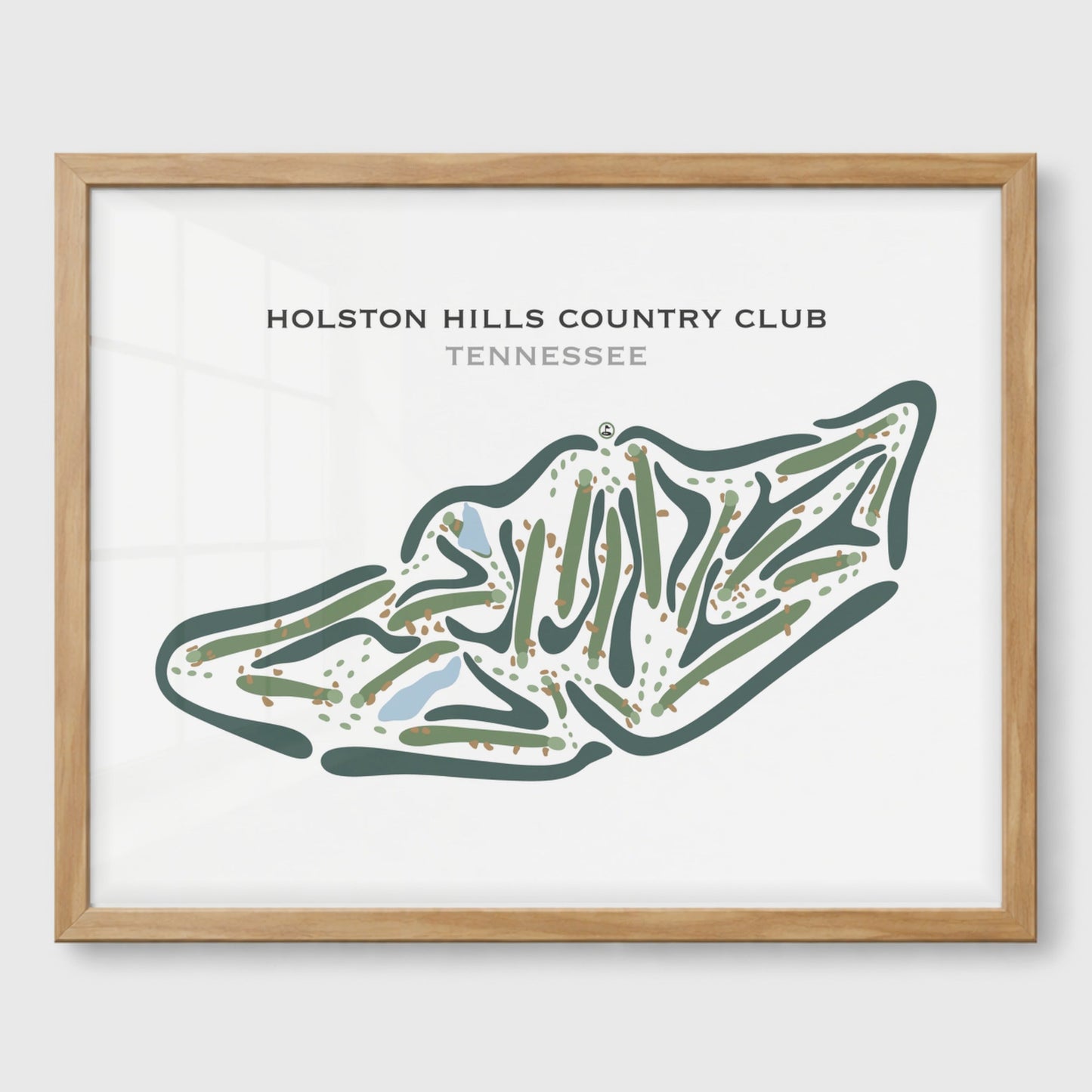 Holston Hills Country Club, Tennessee - Printed Golf Courses