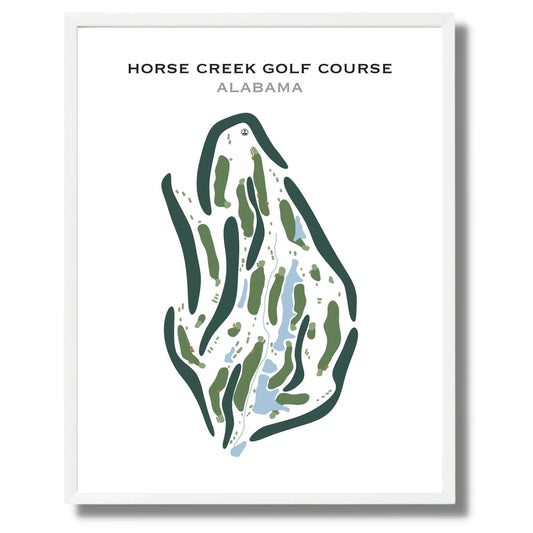 Horse Creek Golf Course, Alabama - Printed Golf Courses