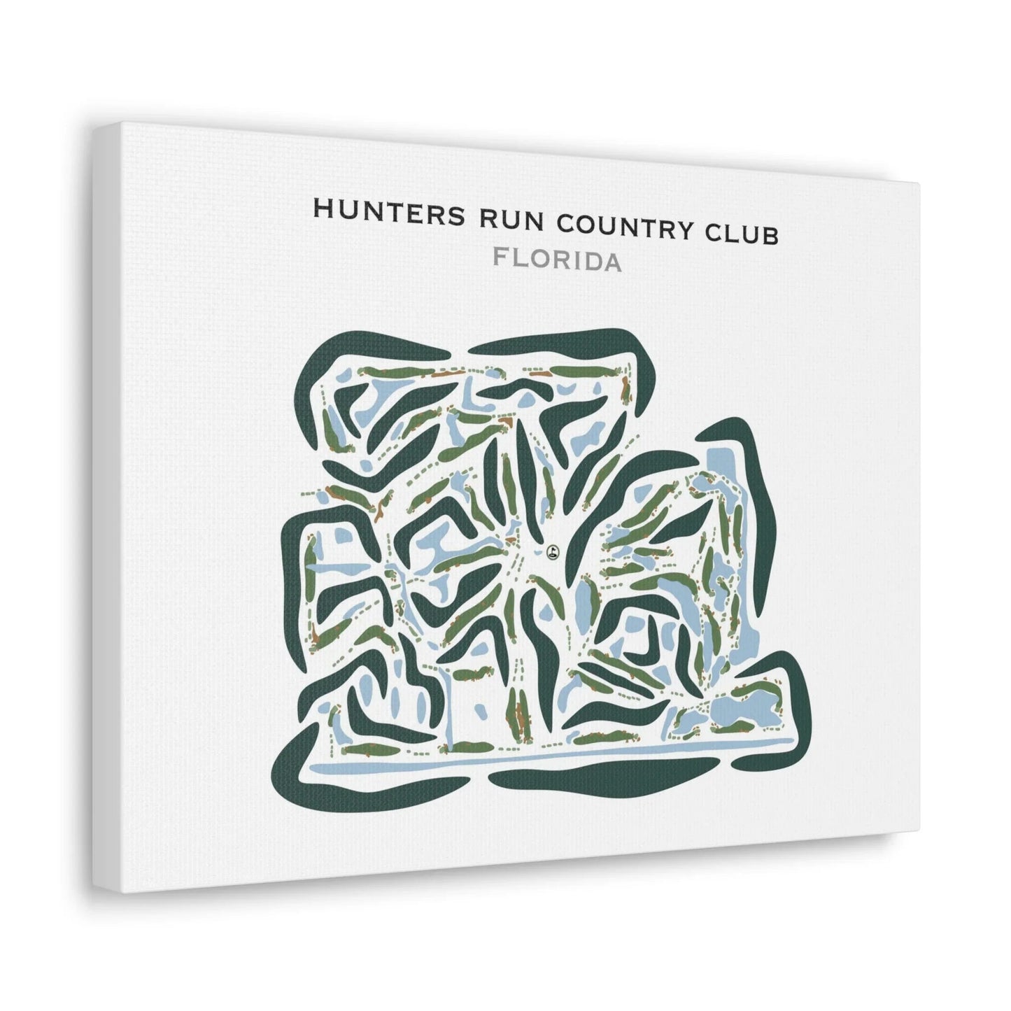 Hunters Run Country Club, Florida - Printed Golf Courses