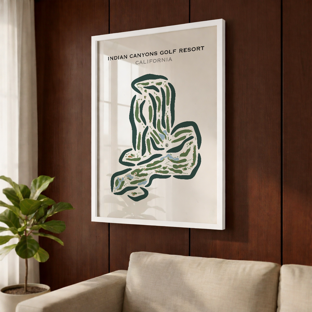 Indian Canyons Golf Resort, California - Printed Golf Courses