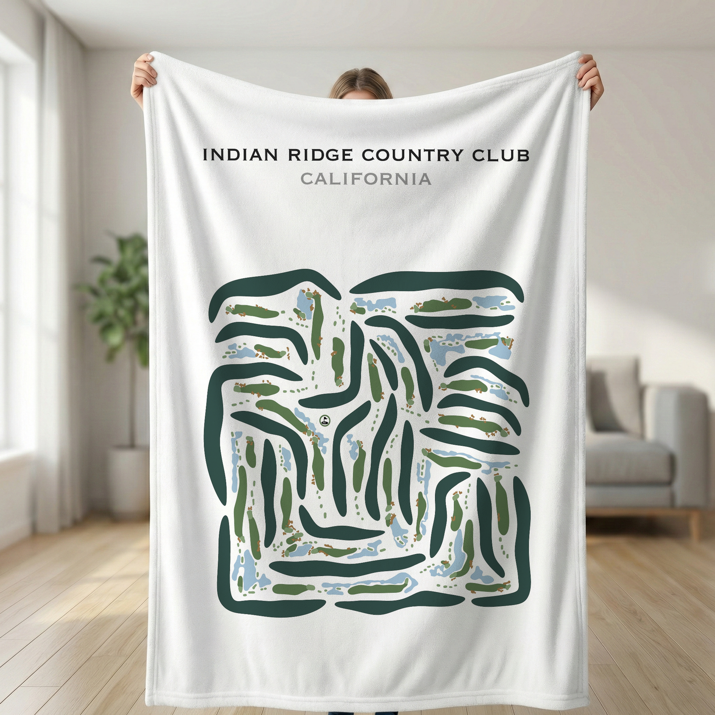 Indian Ridge Country Club, California - Printed Golf Courses