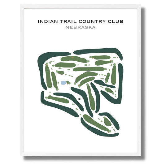 Indian Trails Country Club, Nebraska - Printed Golf Courses