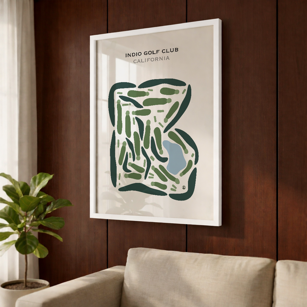Indio Golf Club, California - Printed Golf Courses