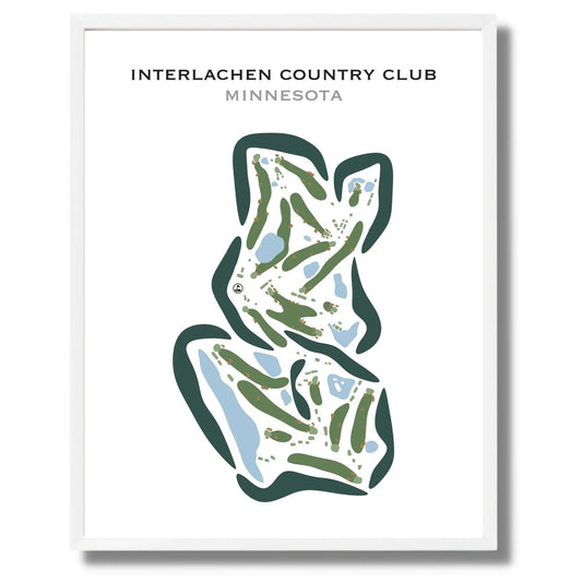 Interlachen Country Club, Minnesota - Printed Golf Courses