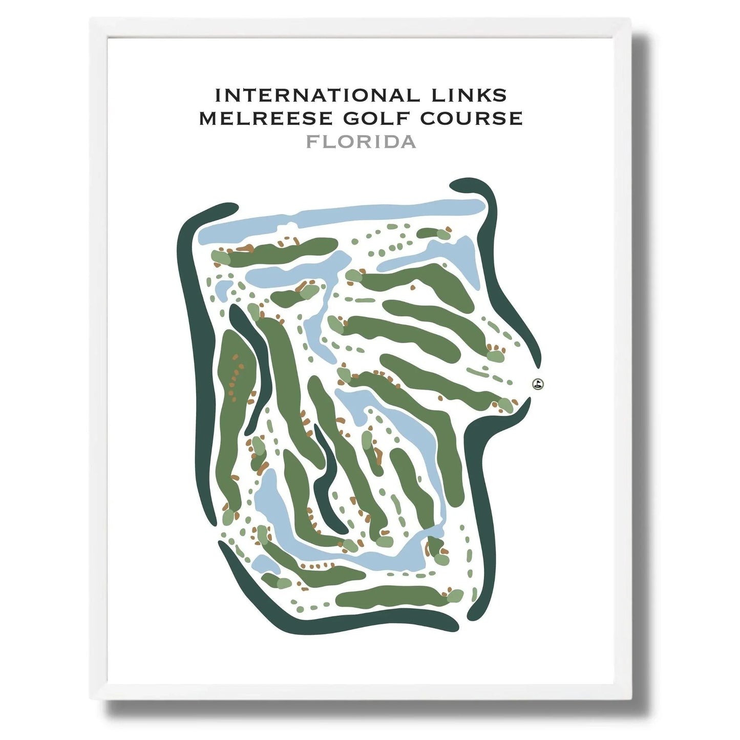 International Links Melreese Golf Course, Florida - Printed Golf Course