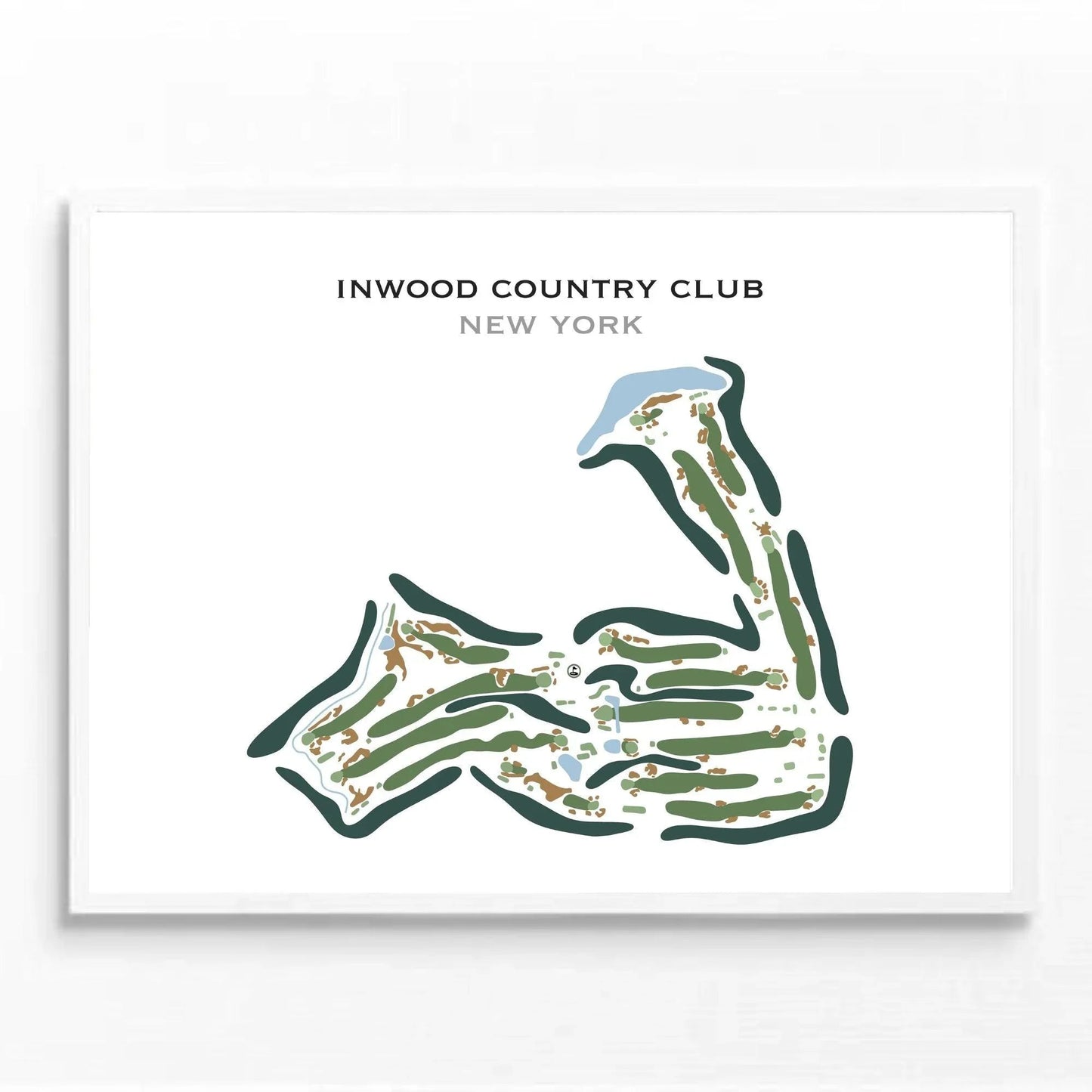 Inwood Country Club, New York - Printed Golf Course