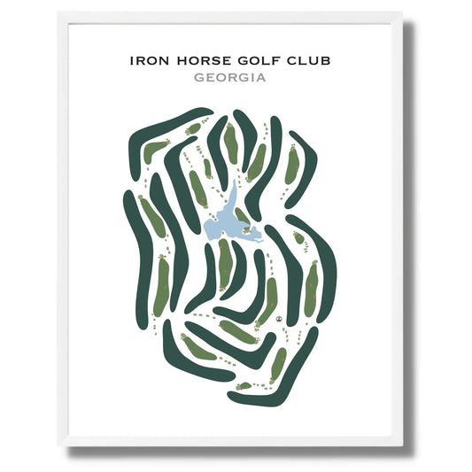 Iron Horse Golf Club, Georgia - Printed Golf Courses