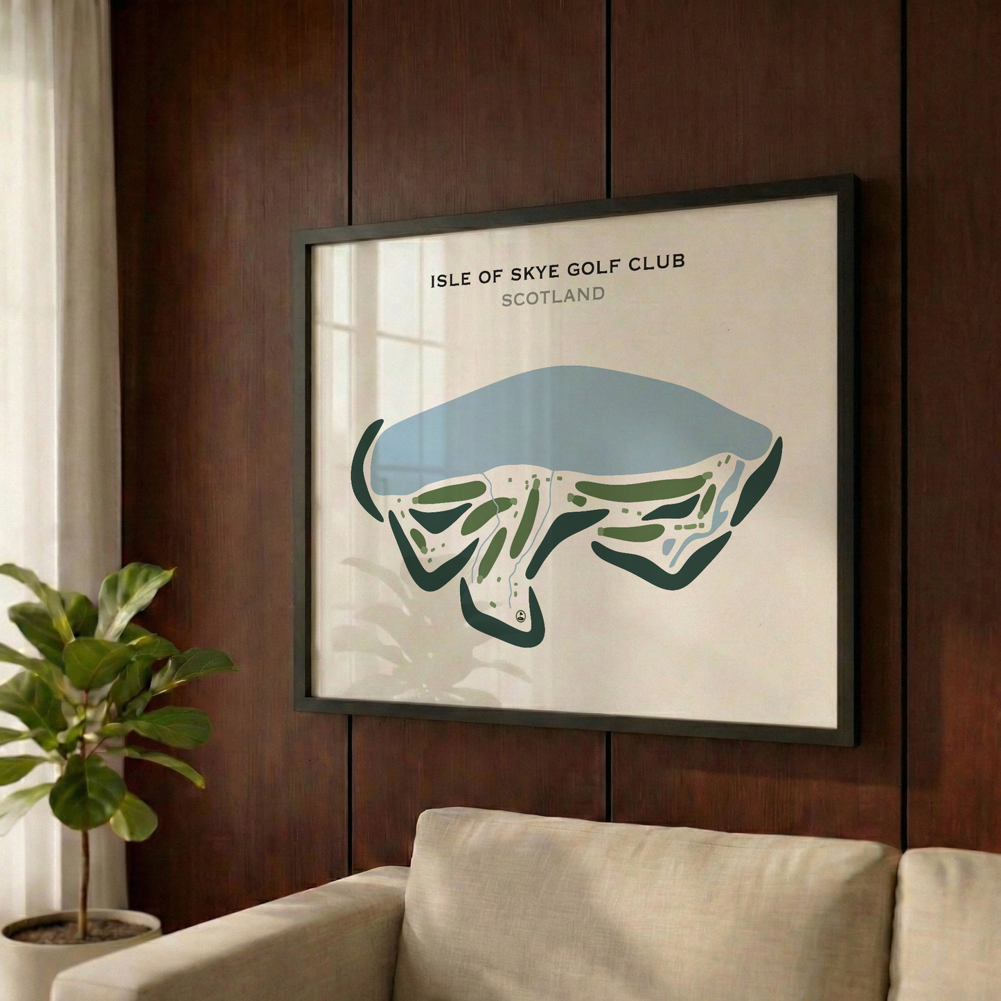 Isle Of Skye Golf Club, Scotland - Printed Golf Courses