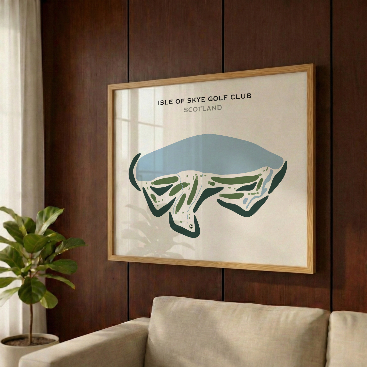 Isle Of Skye Golf Club, Scotland - Printed Golf Courses