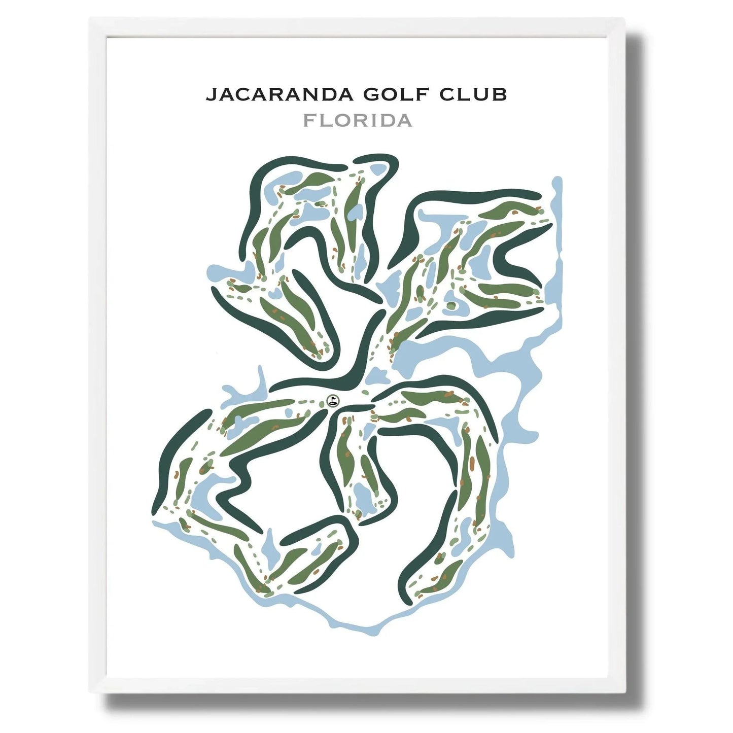 Jacaranda Golf Club, Florida - Printed Golf Courses