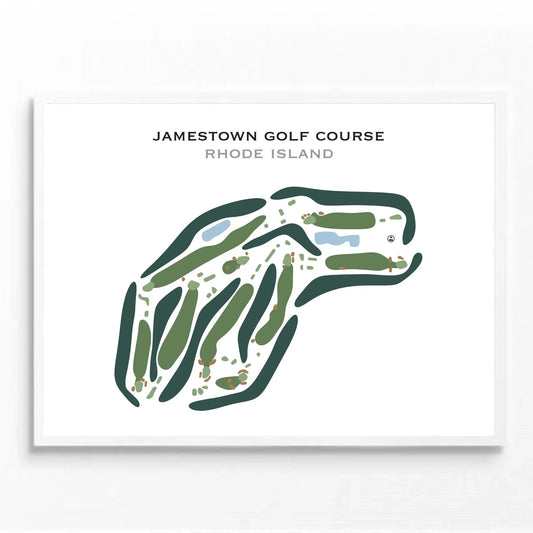 Jamestown Golf Course, Rhode Island - Printed Golf Courses
