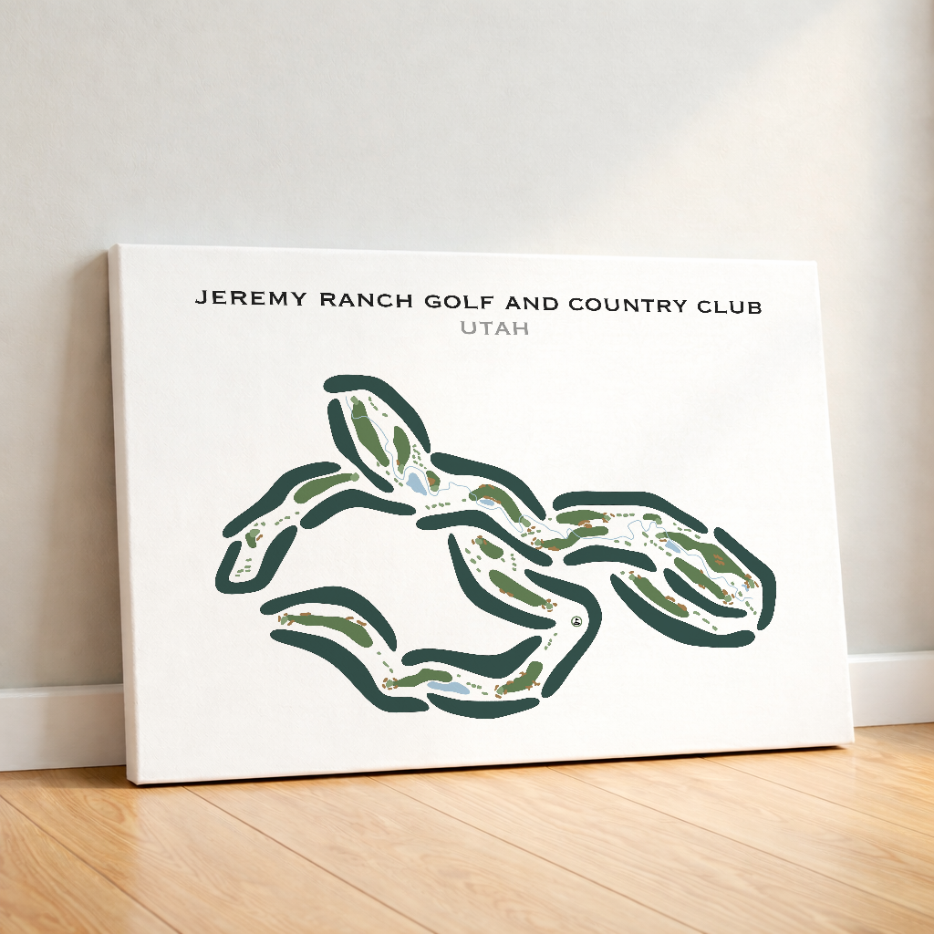 Jeremy Ranch Golf & Country Club, Utah - Printed Golf Courses