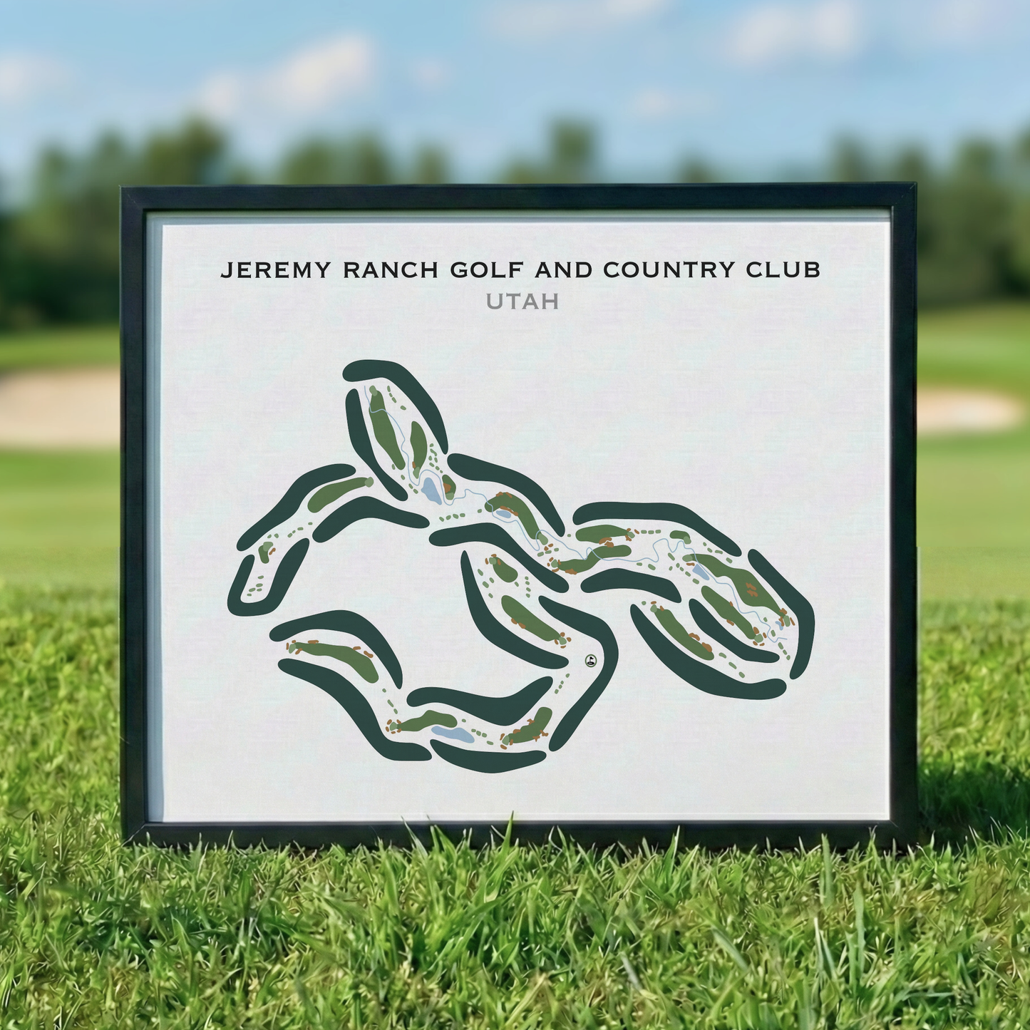 Jeremy Ranch Golf & Country Club, Utah - Printed Golf Courses