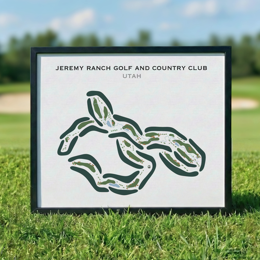 Jeremy Ranch Golf & Country Club, Utah - Printed Golf Courses